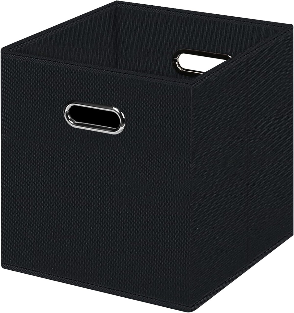 1 Pack Foldable Storage Cubes Bins - (Black) 11"L x 11"W x 11"H